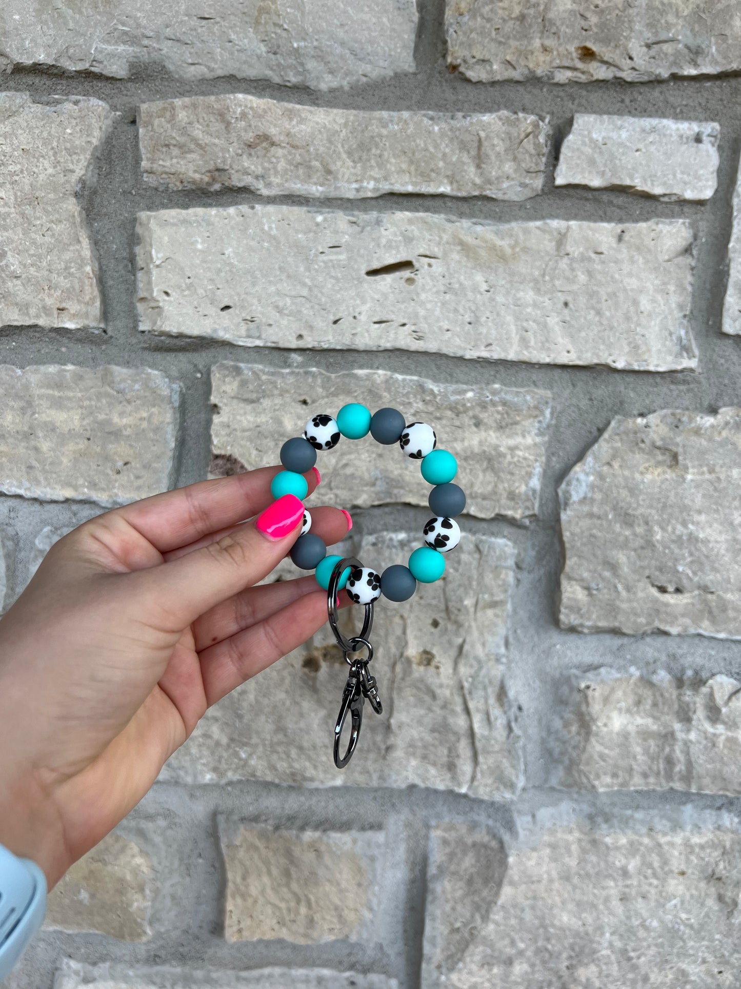 Paw Print Wristlet