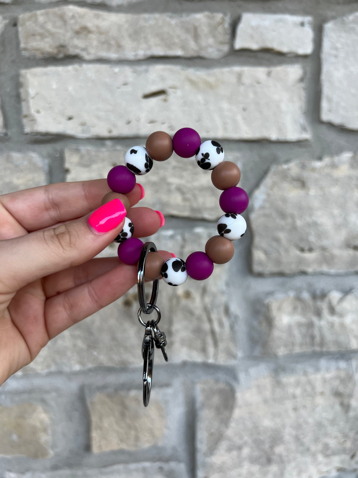 Paw Print Wristlet