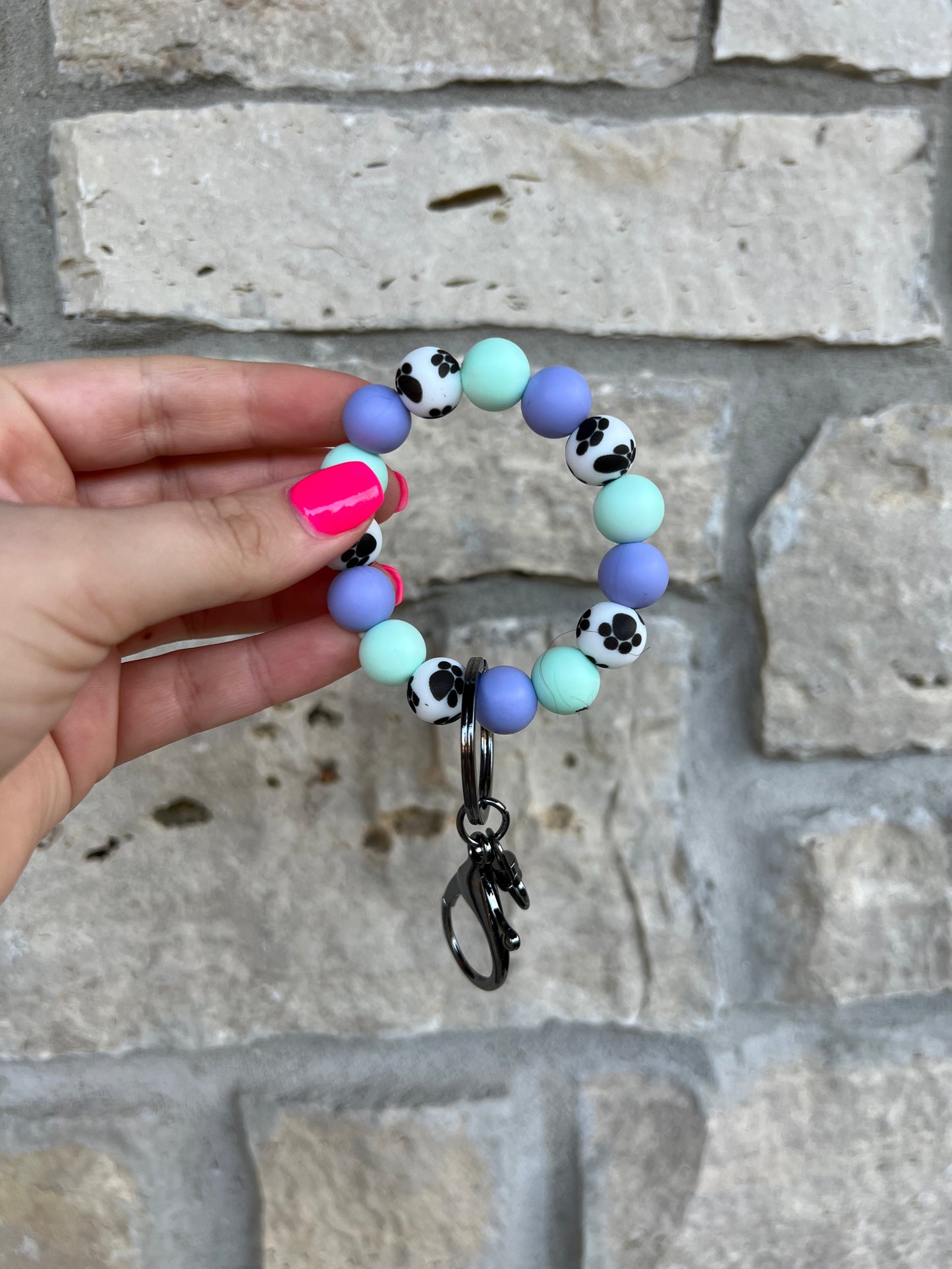 Paw Print Wristlet